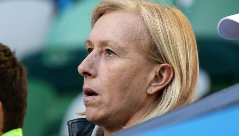 Fosta jucătoare de tenis Martina Navratilova
