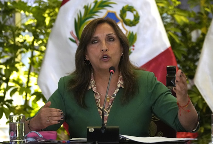 Dina Boluarte, președinta Peru