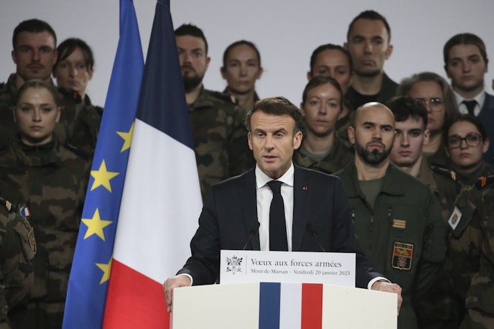 Președintele Franței, Emmanuel Macron