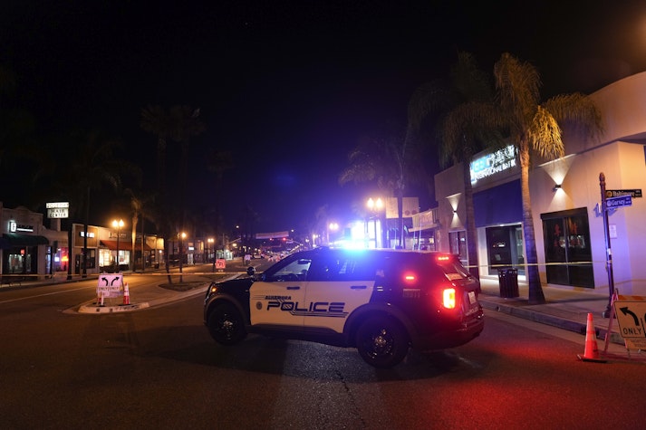 Mașină de poliție în Monterey Park