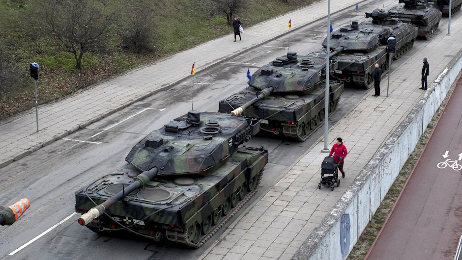 Germania trimite tancuri Leopard 2 în Ucraina