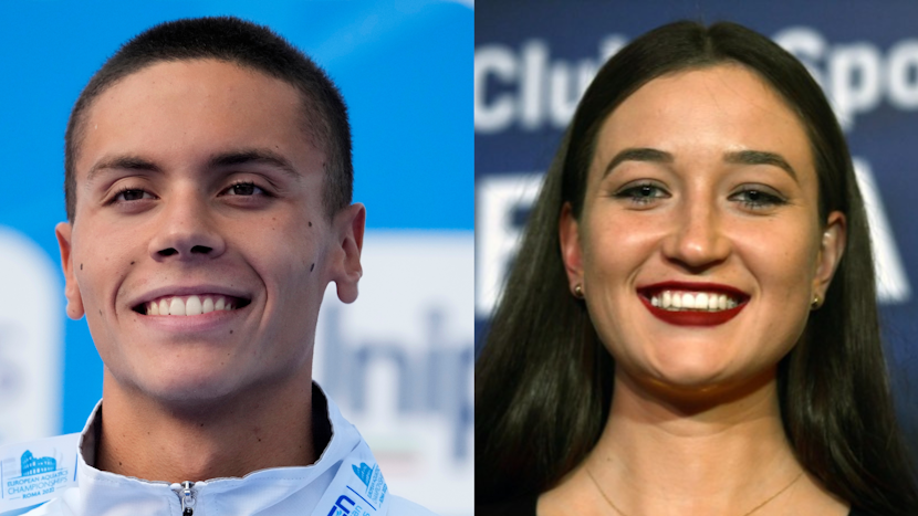 David Popovici şi Simona Radiş