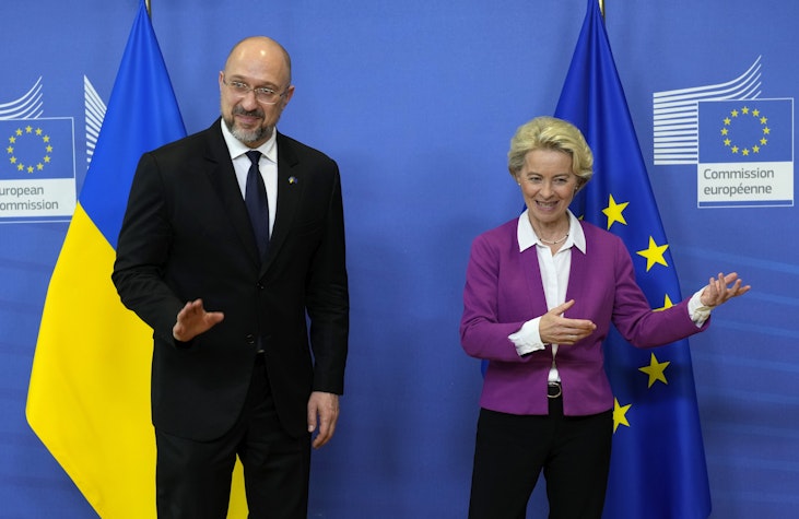Denis Şmîgal  Ursula von der Leyen