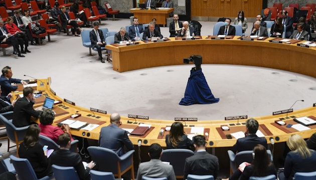 Reuniune a Consiliului de Securitate al ONU