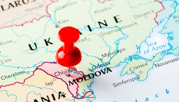Republica Moldova pe hartă