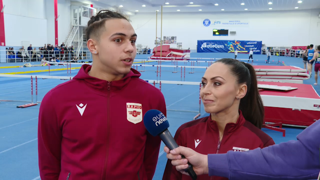 atleti  Meda și Toni Cozmanciuc