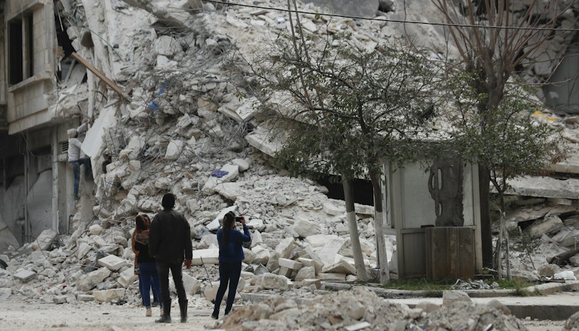 Seismul a facut ravagii in orasul Alep.