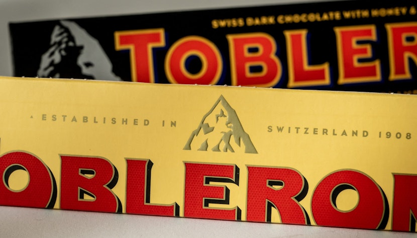 Matterhorn apare pe ambalajul ciocolatei Toblerone din 1970. ciocolata