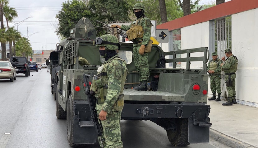 Militari mexicani într-o misiune de căutare a celor patru cetățeni americani răpiți Matamoros