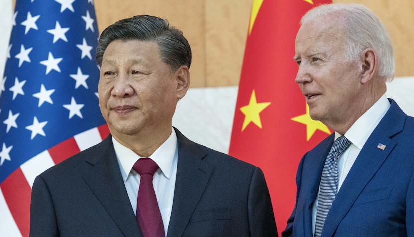 Președintele american Joe Biden, alături de omologul său chinez Xi Jinping