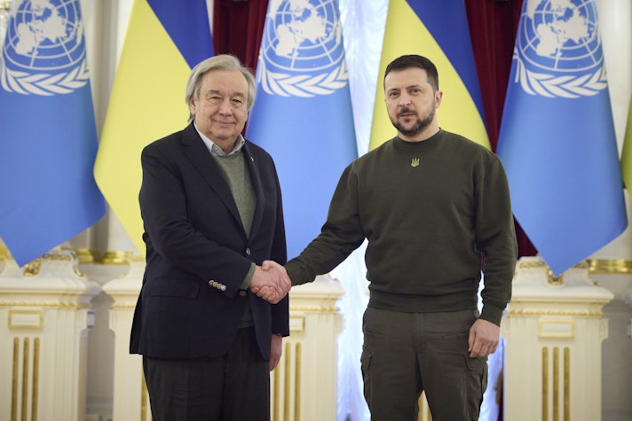 zelenski si guterres