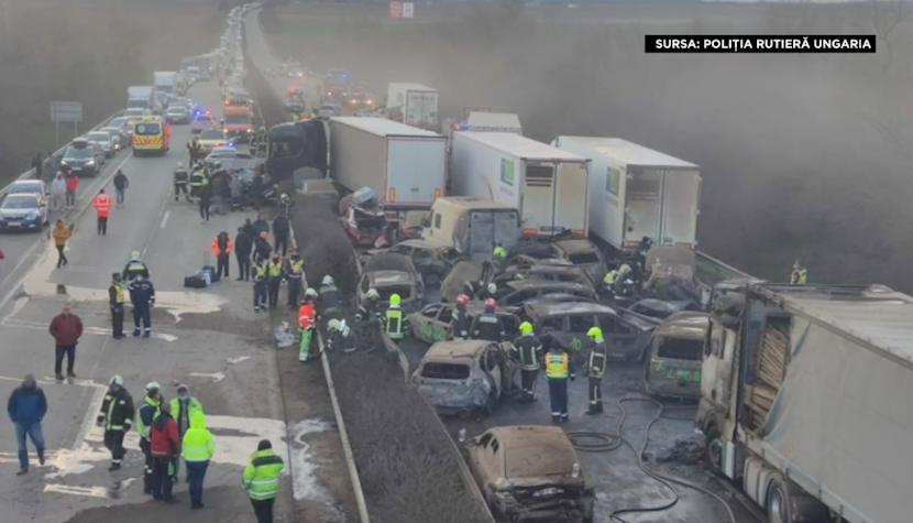 Vântul extrem de puternic a fost principala cauză a producerii accidentului din Ungaria. accident-ungaria
