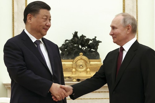 Xi Jinping și Vladimir Putin