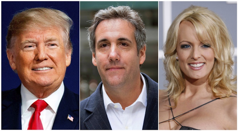 Donald Trump, Michael Cohen și Stormy Daniels