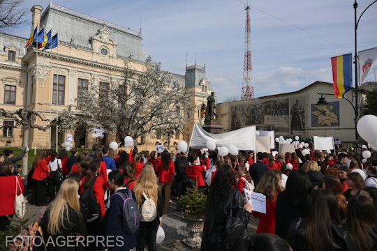 protest iasi scoala