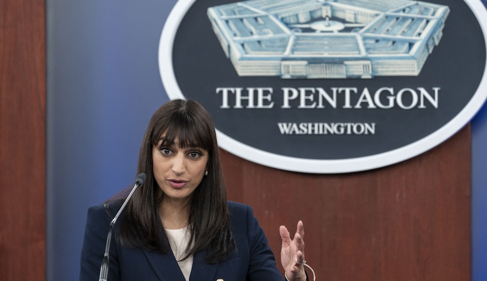 Sabrina Singh, purtătoare de cuvânt a Pentagonului,