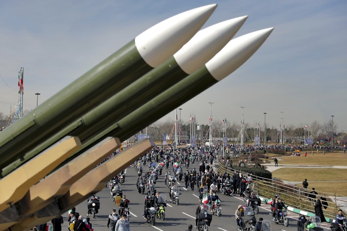 Rachete iraniene, expuse publicului