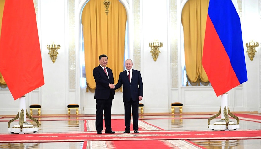 Președintele chinez XiJinping s-a întâlnit cu Vladimir Putin la Moscova