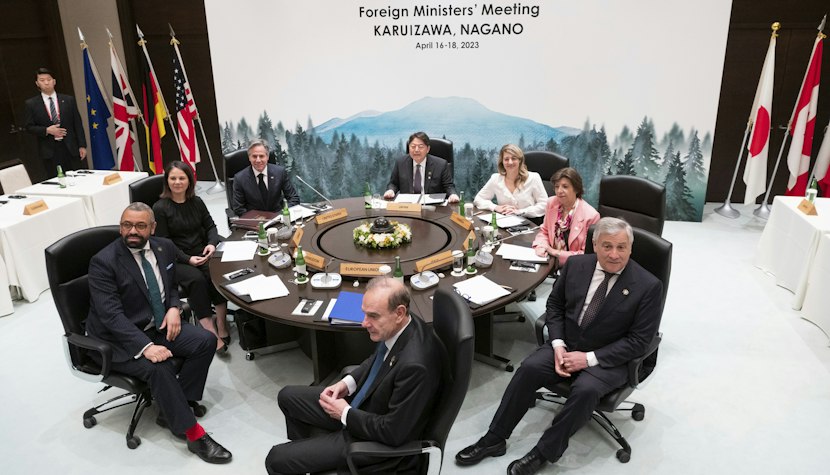 Miniștrii G7 din Japonia, Statele Unite, Marea Britanie, Franța, Germania, Canada, Italia și UE