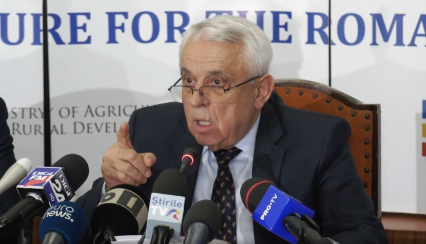 Petre Daea, ministrul Agrilculturii
