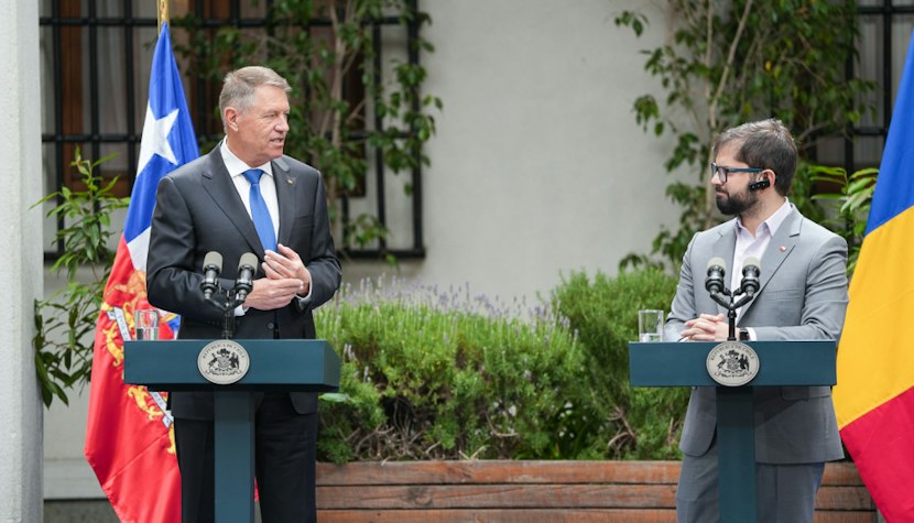Klaus Iohannis, alături de omologul din Chile Gabriel Boric iohannis