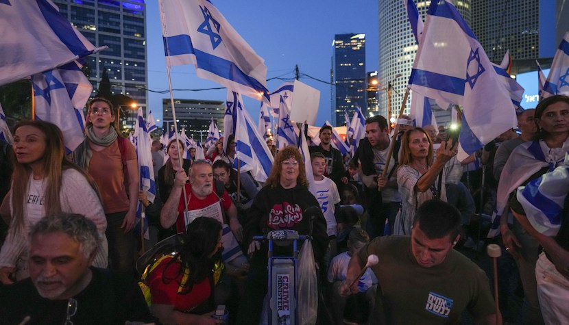 Este a 16-a săptămână consecutivă de mobilizare, la Tel Aviv şi în alte oraşe din ţară.