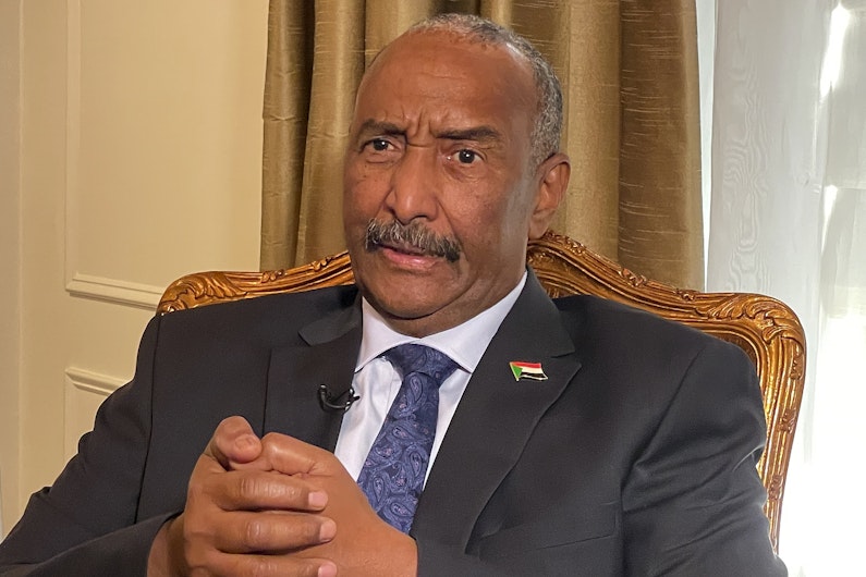 Generalul Abdel Fattah al-Burhan, liderul de facto al Sudanului de la lovitura de stat din 2019