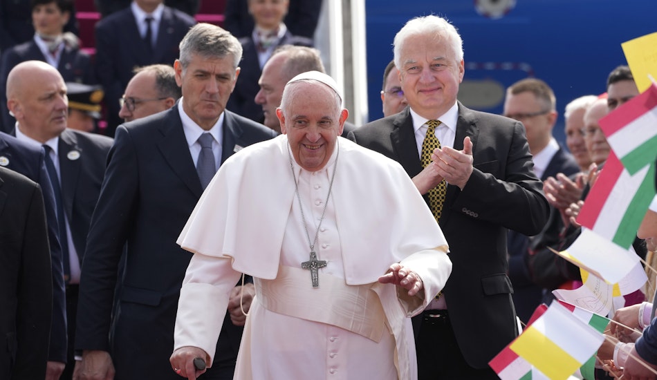 Papa Francisc a condamnat războiul din Ucraina în discursul susținut în prima zi a vizitei sale în Ungaria