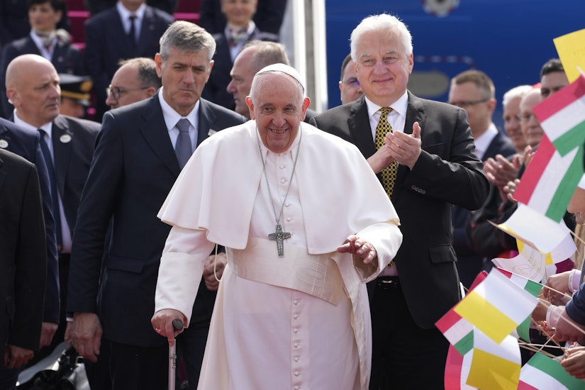 Papa Francisc a condamnat războiul din Ucraina în discursul susținut în prima zi a vizitei sale în Ungaria