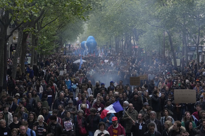 franta proteste