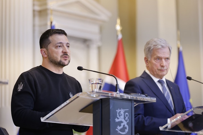 zelenski in finlanda