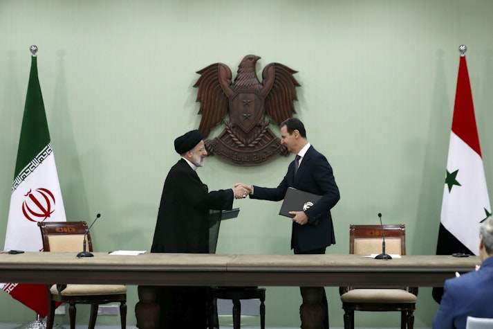 Ebrahim Raisi, şi omologul său sirian, Bashar al-Assad