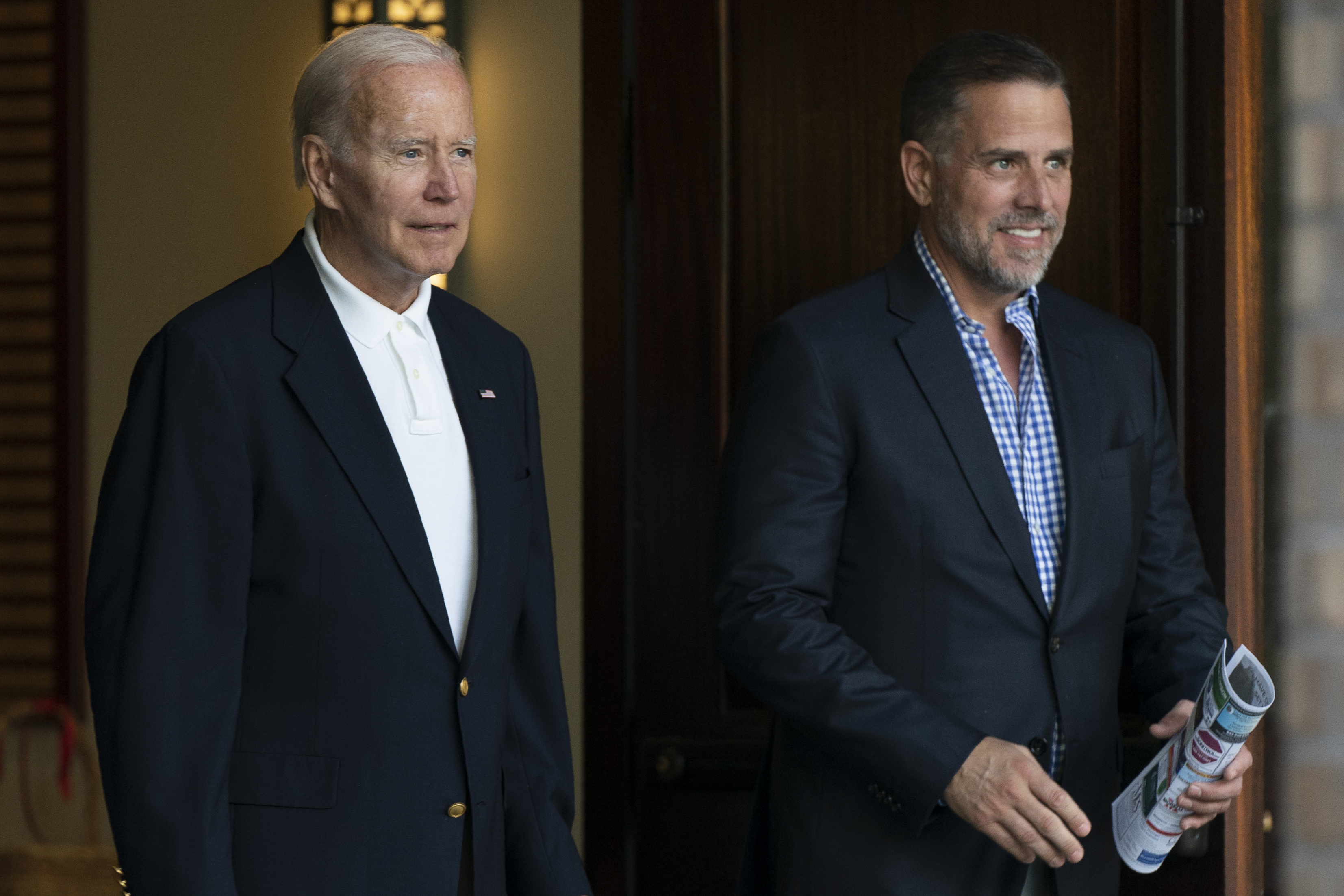 Joe Biden, președintele SUA și fiul său Hunter Biden