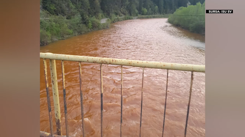Poluare pe Bistrița, pe raza orașului Broșteni