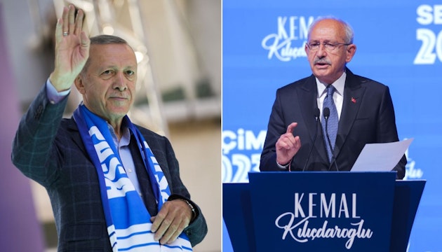 Recep Erdogan și Kemal Kilicdaroglu