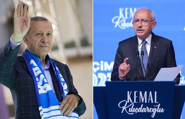 Recep Erdogan și Kemal Kilicdaroglu