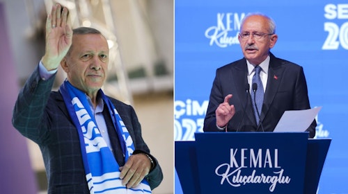 Recep Erdogan și Kemal Kilicdaroglu