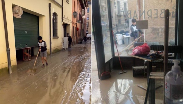 Yuki Tsunoda curăță străzile din Faenza