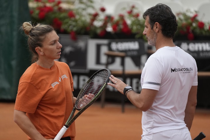 Simona Halep și Patrick Mouratoglou