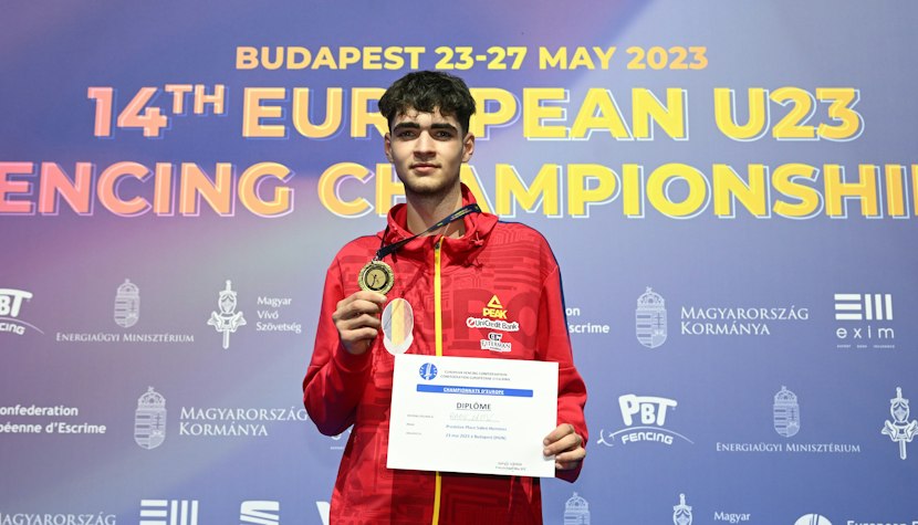 Radu Niţu, aur în proba individuală de sabie