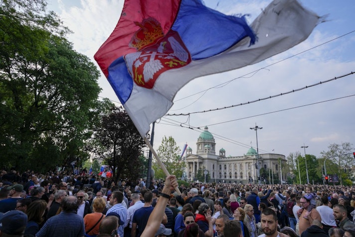 Protest in Serbia