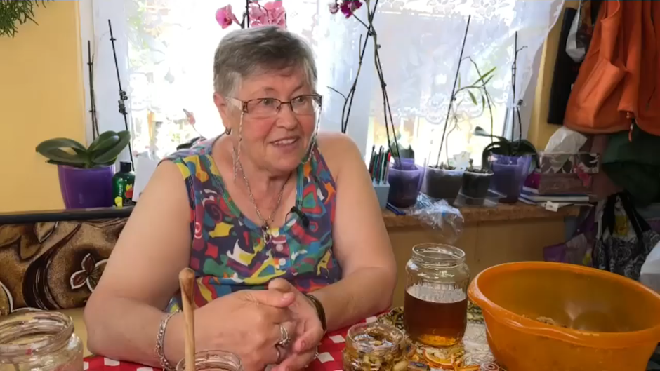 Tanti Maria, vecina regelui Charles în Valea Zălanului.