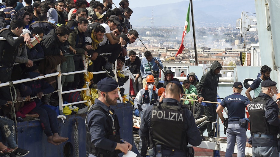 Migranți ajunși în Italia