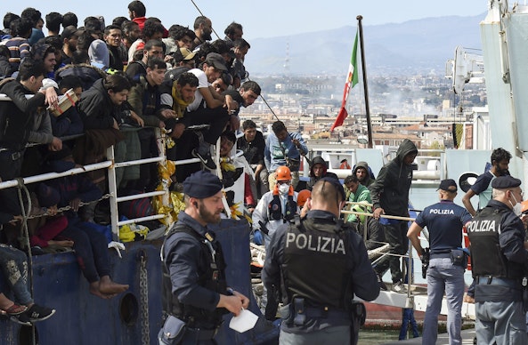 Migranți ajunși în Italia