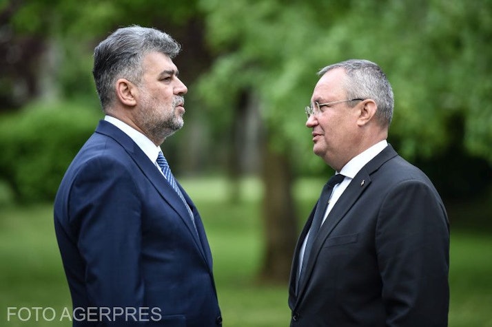 Marcel Ciolacu față în față cu Nicolae Ciucă