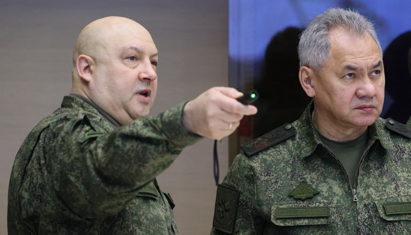 Serghei Surovikin și Serghei Șoigu