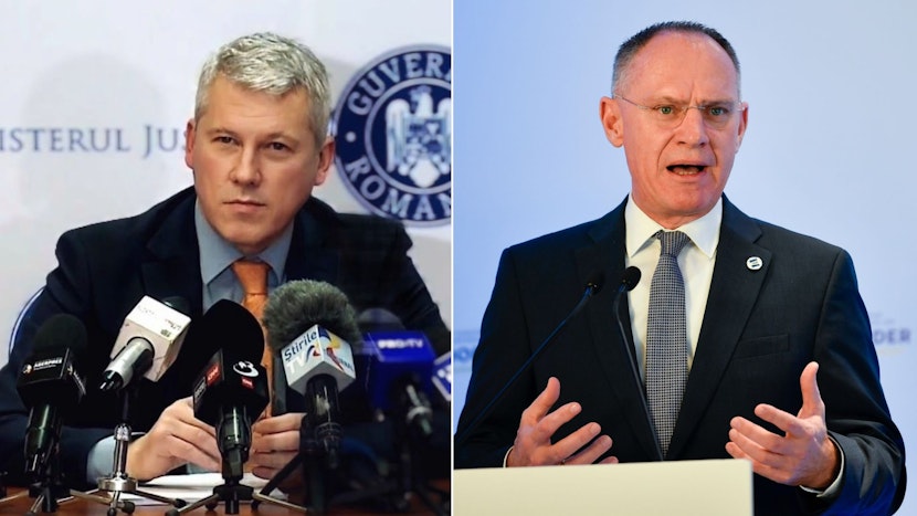 Cătălin Predoiu și Gerhard Karner