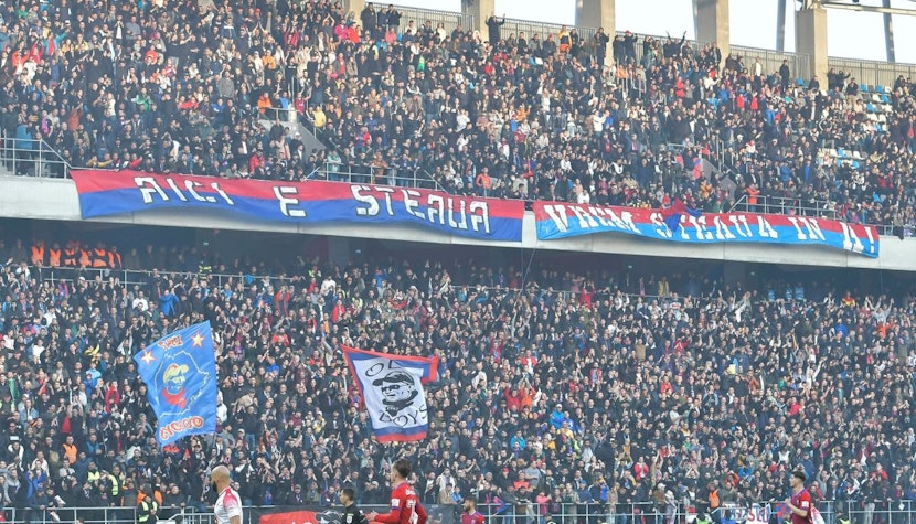 CSA Steaua intr-un meci pe stadionul Ghencea