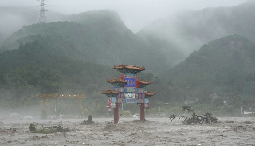 Urgie taifun, in China