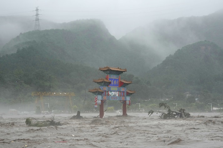 Urgie taifun, in China
